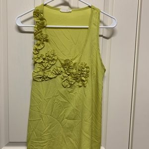 Lush Yellow Racerback Tank